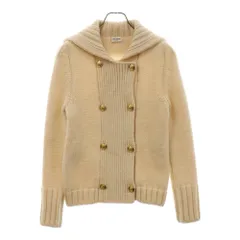 SAINT LAURENT PARIS (サンローランパリ) ゴールドボタン ニットジャケット KM40 438827 YA2BT 9502 アイボリーのサムネイル
