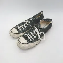 ◇ Θ CONVERSE コンバース ALL STAR US OX スニーカー サイズ23.5 ブラック レディース E  【1412260017077】