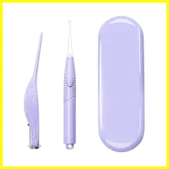 【数量限定】LEDライト付き 耳かき ピンセット 耳掃除 イヤークリーナー みみかき セット 子供用 お年寄り用 家庭用 ライト はっきり見える 収納ケース付き 携帯便利 (耳かきパープルセット)