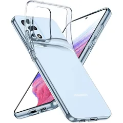 Galaxy A53 5G ケース クリア SC-53C 透明 SCG15 カバー ギャラクシーA53 スリム TPU ソフト 軽量 薄型 柔軟 全透明 黄変防止 耐衝撃 ストラップホール付き スマホケース 1