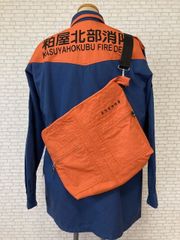 ９７．🚒救助服 ショルダーバッグ（アップサイクル商品）🚒