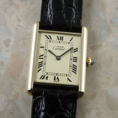 カルティエ マストタンク LM 手巻き式 ヴィンテージ アンティーク 腕時計 Cartier Tank Must