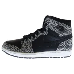 NIKE (ナイキ) 【観賞用 2015年製】 AIR JORDAN 1 RETRO HIGH Un-Supreme 839115-013 エアジョーダン1 レトロ アン-シュプリーム ハイカットスニーカーブラック US11/29.0cm