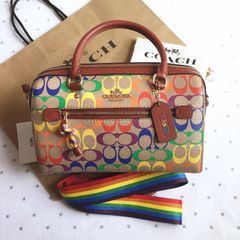 COACH コーチバッグ C4396 レインボー ハンドバッグ ショルダーバッグ 手提げバッグ レディース 斜めがけバッグ アウトレット品 新品未使用