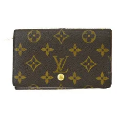 【中古】 ルイヴィトン LOUIS VUITTON ポルトモネ ビエ トレゾール L字ファスナー 二つ折り 財布 モノグラム レザー M61730 01JC630