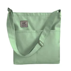 【迅速発送】VEAGIA トートバッグ キャンバス ショルダー トート A4 大きめ キャンバス ショルダーバッグ 無地 旅行用 キャンバス ユニセックス