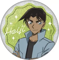 【中古】バッジ・ピンズ 服部平次 きらっシリーズ ホログラム缶バッジ 「名探偵コナン」