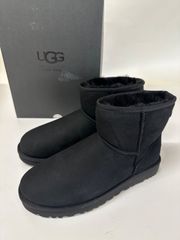 【新品未使用】 UGG アグ ムートンブーツ メンズ アグブーツ クラシック ミニ 1002072 M CLASSIC MINI M BLK US9(27cm)