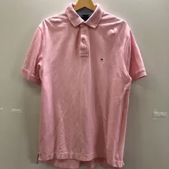 TOMMY HILFIGER トミーヒルフィガー 半袖 ポロシャツ 刺繍  HONGKONG製 Mサイズ ピンク