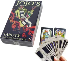 [新品・未使用]空条承太郎 空条徐倫 jojo 吉良吉影 東方仗助 占いカード 運命占いタロットカード 初心者向け 未来占いゲーム タロットデッキ タロット牌 古典 洋風 抜き型 53枚 道具 運命解読 おしゃれ タロットカード 潮流 手作り プレゼント ジ