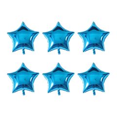 【6個入り】10インチ 星型 アルミ風船 アルミバルーン インフレータブルバルーン 誕生日 飾り付け 結婚式 装飾 パーティー用 再利用可 光沢 おしゃれのサムネイル
