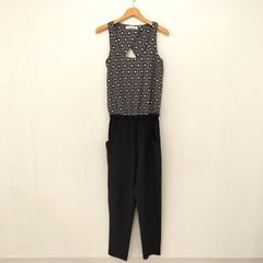 スパイラルガール SPIRALGIRL オールインワン 【2】M相当 ブラック 黒 ウエストゴム仕様 1232-201-1（4670）