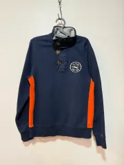 トミーヒルフィガー ネイビー 起毛 カラーTシャツ S