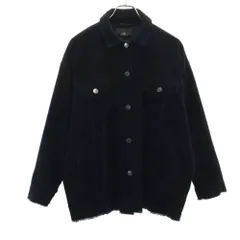 ザラ 長袖 コーデュロイ シャツジャケット S ブラック ZARA レディース