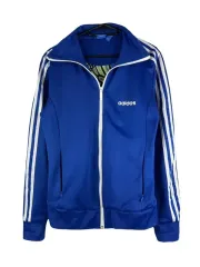 100 ADIDAS adidas(アディダス) オリジナル ジップアップ トラックジャケット 青