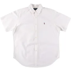 古着 ラルフローレン Ralph Lauren CLASSIC FIT 半袖 ボタンダウンシャツ メンズL相当/eaa557765