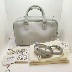 【LOEWE 未使用品】ロエベ アマソナ28 ナパカーフ アッシュグレー ハンドバッグ ショルダーバッグ AMAZONA
