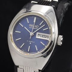 SEIKO 自動巻 腕時計 レディース 2706-0090 希少 ブルー文字盤 - メルカリ