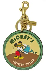 【中古】キーホルダー ミッキーマウス バッグチャーム 「ディズニー100×COACH」