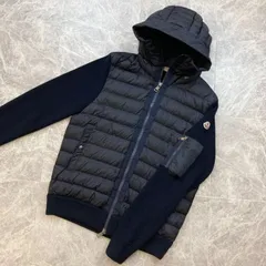 MONCLER モンクレール 21年製 CARDIGAN TRICOT ネイビー ニット切替 ダウンジャケット L ジップアップ カーディガン メンズ アウター PAWNSHOPRiZ  パウンショップリズ