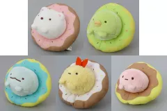 【中古】キーホルダー 全5種セット ドーナツになりきりマスコットキーチェーン 「すみっコぐらし」