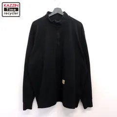 00s Carhartt ハーフジップ スウェット トレーナー メンズ 表記XLサイズ