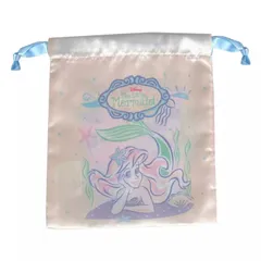 スモ 【送料無料】【ディズニープリンセス】サテン巾着【パステル】【アリエル】【リトル・マーメイド 】【姫】【アニメ】【映画】【ポーチ】【ケース】【小物入れ】【きんちゃく】【袋】【収納】【子供】【キッズ】【雑貨】【グッズ】【かわいい】
