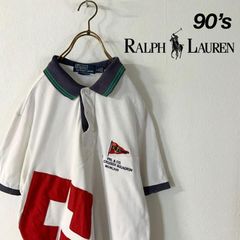90s ficce ドン小西 自動車メーカーロゴ パロディ 総柄 ポロシャツ M 