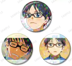 【中古】バッジ・ビンズ 有馬公生 ホログラム缶バッジ3個セット vol.2 「四月は君の嘘」