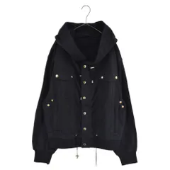 BALMAIN (バルマン) 20SS ヴィンテージワッシュボンバージャケット ブラック S7H2024J061のサムネイル