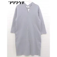 ◇ Simplicite シンプリシテェ 長袖 膝丈 ワンピース サイズF グレー レディース 【中古】 【1105070009157】