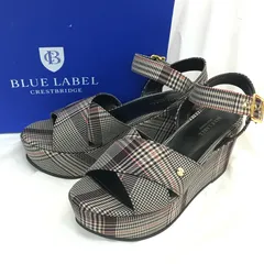 CRES TBRIDGE クレストブリッジ BLUE LABEL ブルーレーベル サンダル チェック柄【8047-004】