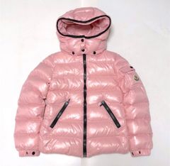 使用1回のみ！今が買いです！現行モデル！【ほぼ未使用】MONCLER モンクレール ダウンジャケット 4A/110 ピンク フード付 キッズ アウター 2A48