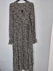 ザンワガラに行く サイドバンドル ラップスタイル ロング丈ワンピース 55 66