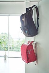 山崎実業 tower ランドセル＆リュックハンガー２段