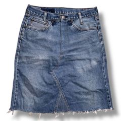 リーバイス リメイク デニムスカート 古着 カスタム ジーンズ 90s Lサイズ相当 デニム スカート y2k Levis