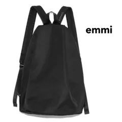 emmi エミ eco 撥水 2way ボディ バックパック リュック ブラック ★ ■■のサムネイル