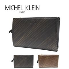 MICHEL KLEIN ミシェルクラン ヴァルール ミドル 財布 MK104 折り財布 コンパクト ファスナー ウォレット シリーズ レザー ビジネス 本革 牛革 定番 高級感 ブランド