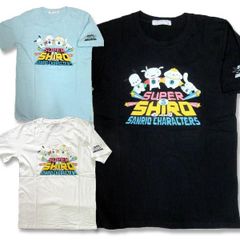 スーパーシロ サンリオ コラボ T ミニキャラ 柄 半袖 Tシャツ アメカジ 薄手 メンズ / bia377