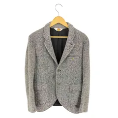 ベンデイビス BEN DAVIS ヘリンボーン ウールナイロン 2B テーラードジャケット メンズ import：L 