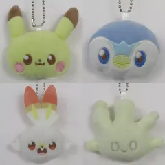 【中古】キーホルダー 全4種セット ボールチェーン付きぬいぐるみvol.1 「ポケットモンスター ポケピース」