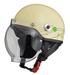バイクヘルメット シード工業 ストリートアリス QP-2 アイボリー 