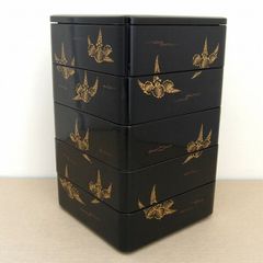 4段重箱 近江八景蒔絵 骨董品 - メルカリ