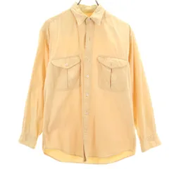 Banana Republic バナナリパブリック 90s オールド 長袖 シャツ S イエロー系 メンズ 古着