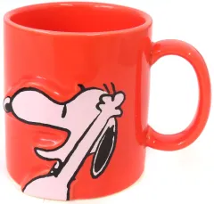 【中古】マグカップ･湯のみ スヌーピー＆チャーリー・ブラウン(オレンジ) マグカップ 「PEANUTS(SNOOPY)×Afternoon Tea」