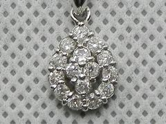 天然ダイヤモンドのペンダントネックレス【D0.50ct】【Pt900】