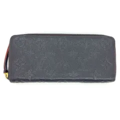 ルイヴィトン LOUIS VUITTON ポルトフォイユ クレマンス ラウンドファスナー モノグラム アンプラント M69415 マリーヌルージュ【中古】