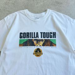 00s GORILLA GLUE  ” GORILLA TOUGH ” Printed T-shirt ゴリラグルー ” GORILLA TOUGH ” 企業ロゴ カンパニーロゴ パッケージ アニマル Tシャツ TEE