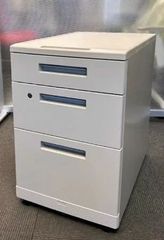 コクヨ　MX　3段キャスターワゴン　デスクワゴン　収納　鍵付き　キャビネット　引出し　ファイル入れ　オフィス家具　在宅　テレワーク