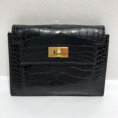 エルメス HERMES エルメス ケリーポケット アリゲーター Z刻(2100090000001137)